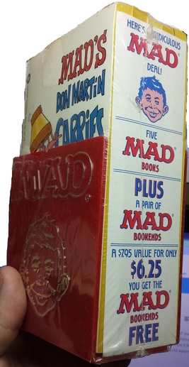 MAD MAGAZINE RED BOOKENDS FIVE BOOK BOX SET