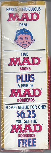 MAD MAGAZINE RED BOOKENDS FIVE BOOK BOX SET